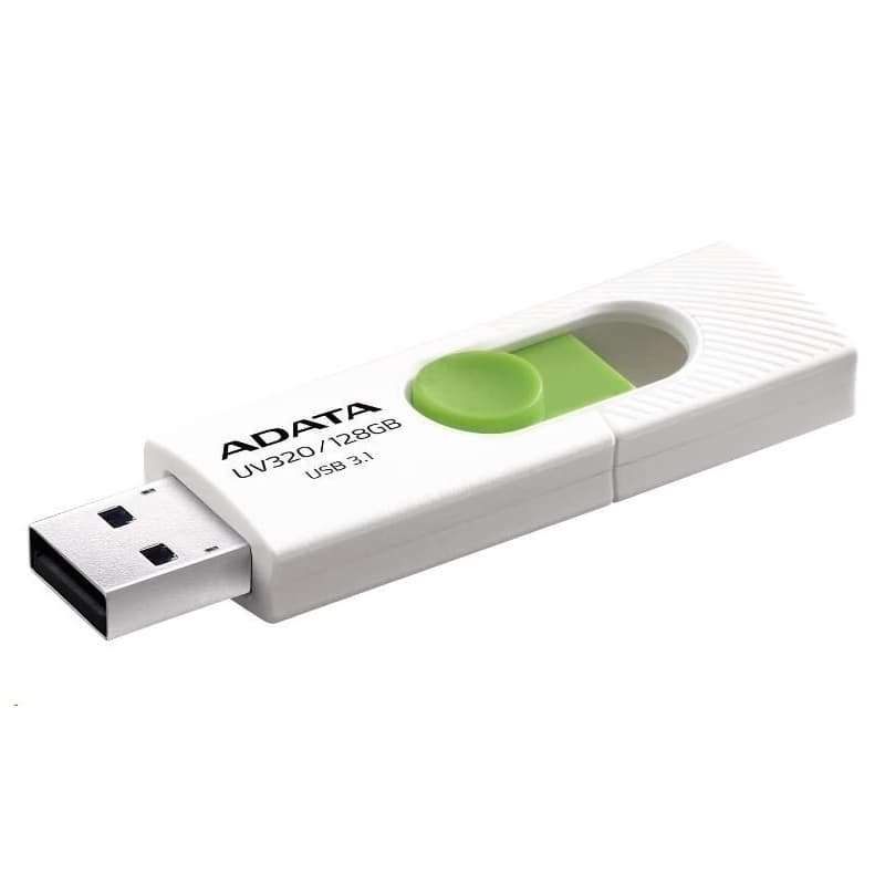 ADATA Flash Disk 64GB UV320, USB 3.1 Dash Drive, biela/zelená 2
