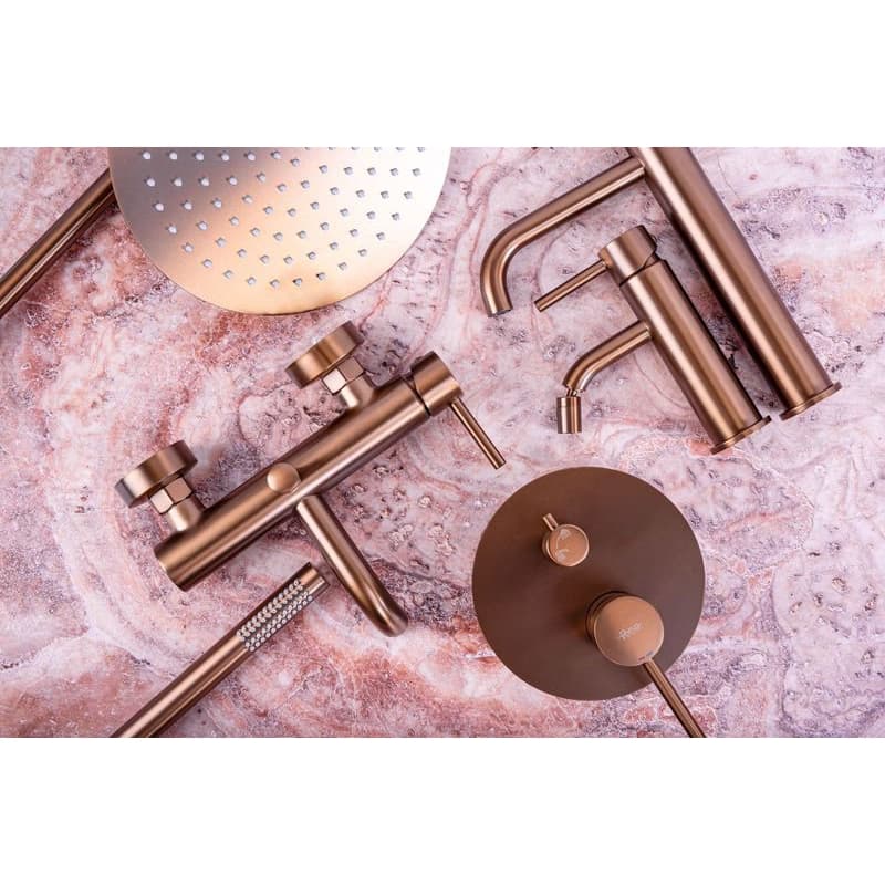REA - Podomietková kúpeľňová sada LUNGO Copper Brush + BOX REA-P8810 4