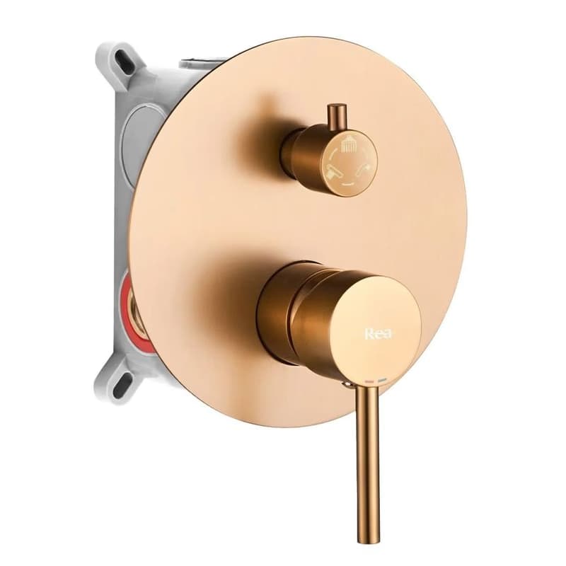 REA - Podomietková kúpeľňová sada LUNGO Copper Brush + BOX REA-P8810 5