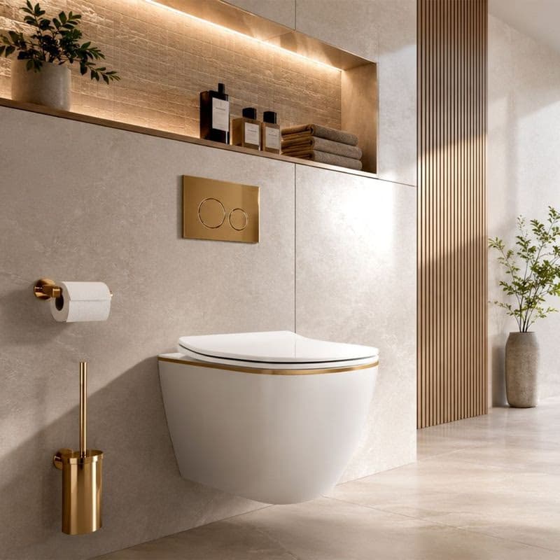 REA - Závesná WC misa Carlo Mini Tornado NF GOLD EDGE REA-C6806 5