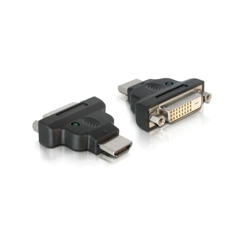 Delock Adaptér HDMI samec > DVI-25pin samica s LED