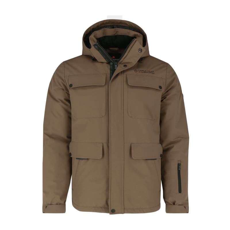 Pánska bunda VOLCANO J-NOEL-500-BROWN 6
