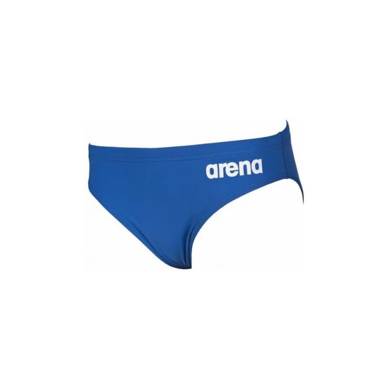 Chlapčenské plavecké plavky ARENA B SOLID BRIEF JR Royal white 1