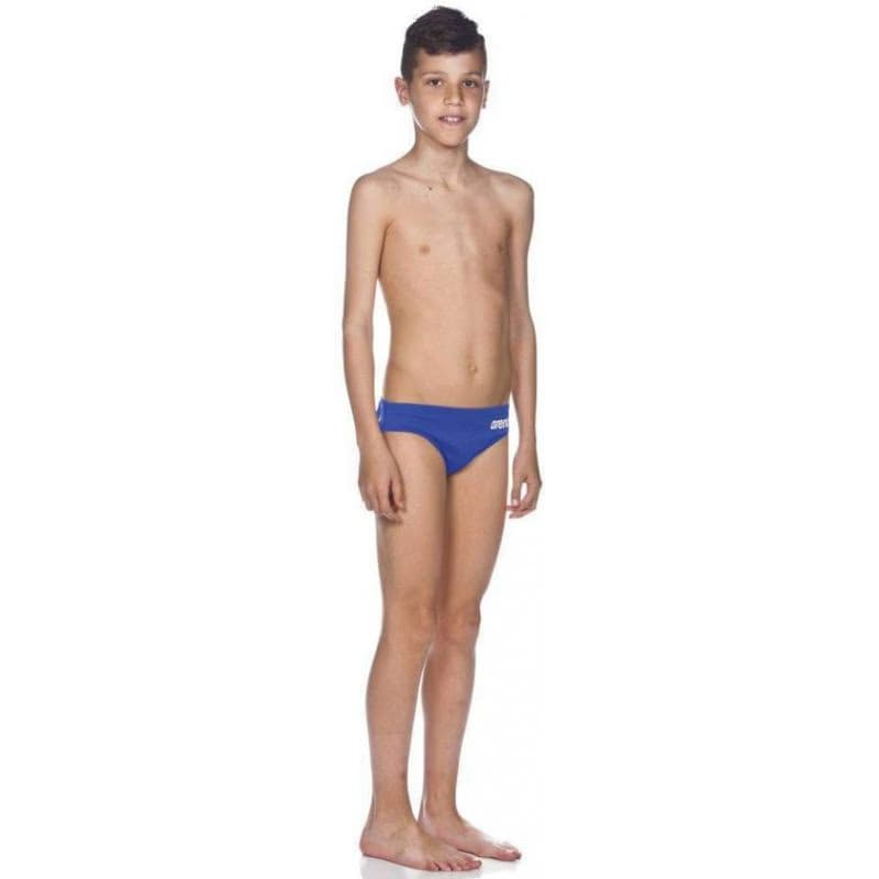 Chlapčenské plavecké plavky ARENA B SOLID BRIEF JR Royal white 2