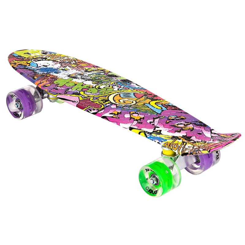 Pennyboard ENERO 56cm s LED kolieskami, VINTAGE 2