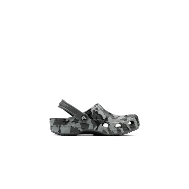 Chlapčenské kroksy (rekreačná obuv) CROCS Classic Camo Clog K black grey 1