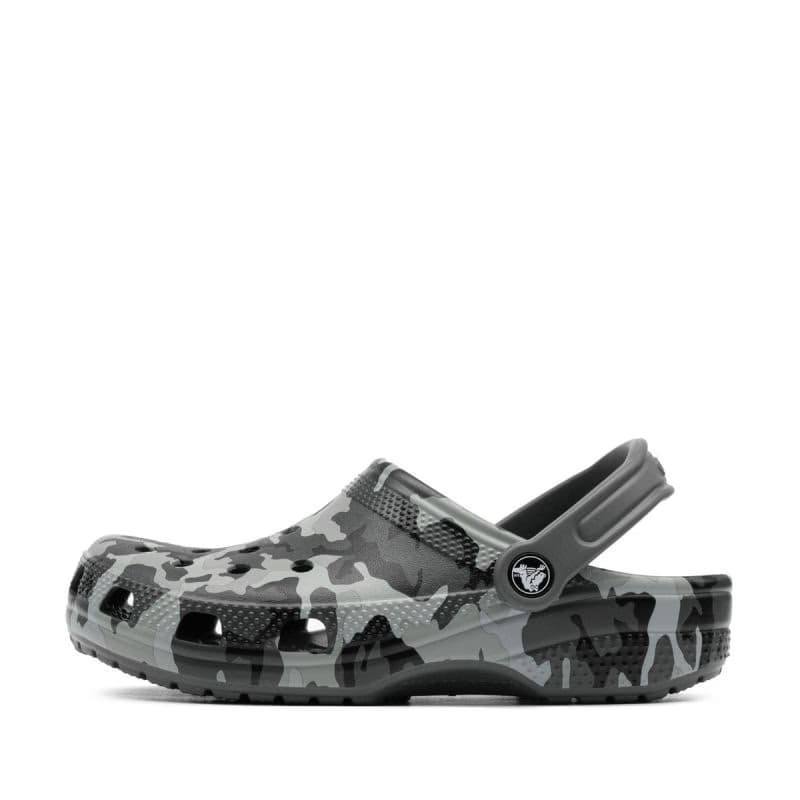 Chlapčenské kroksy (rekreačná obuv) CROCS Classic Camo Clog K black grey 2