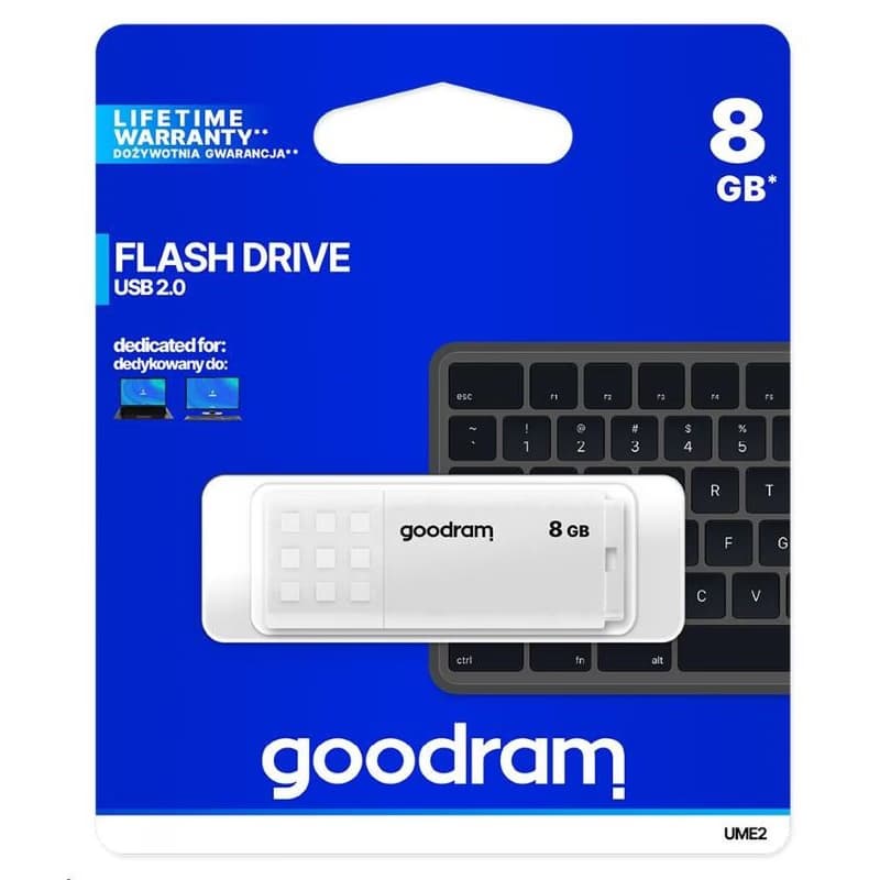 GOODRAM Flash Disk UME2 8GB USB 2.0 biela 5