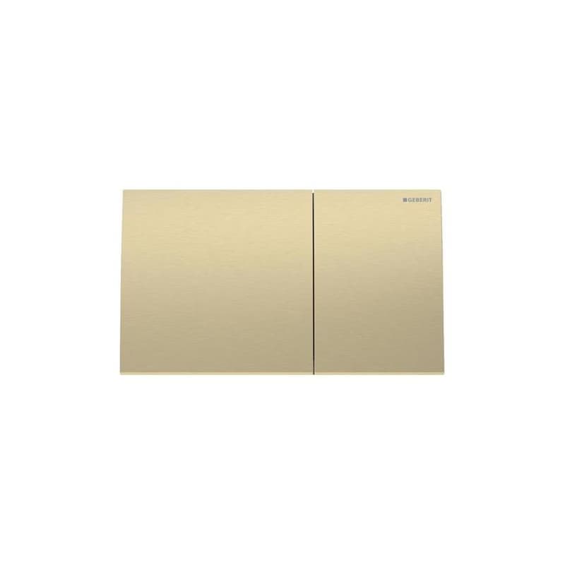Geberit 115.622.QF.1 - Splachovacie tlačidlo 70 25x14,6 cm kartáčovaná mosadz 115.622.QF.1