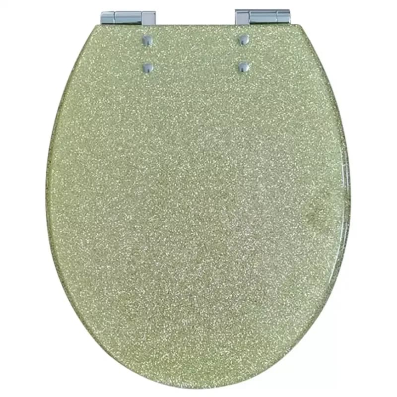 WC doska Gold Glitter 1