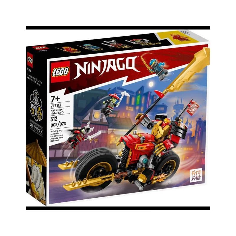 Ninjago 71783 Kaiova robomotorka EVO - rozbalené 1