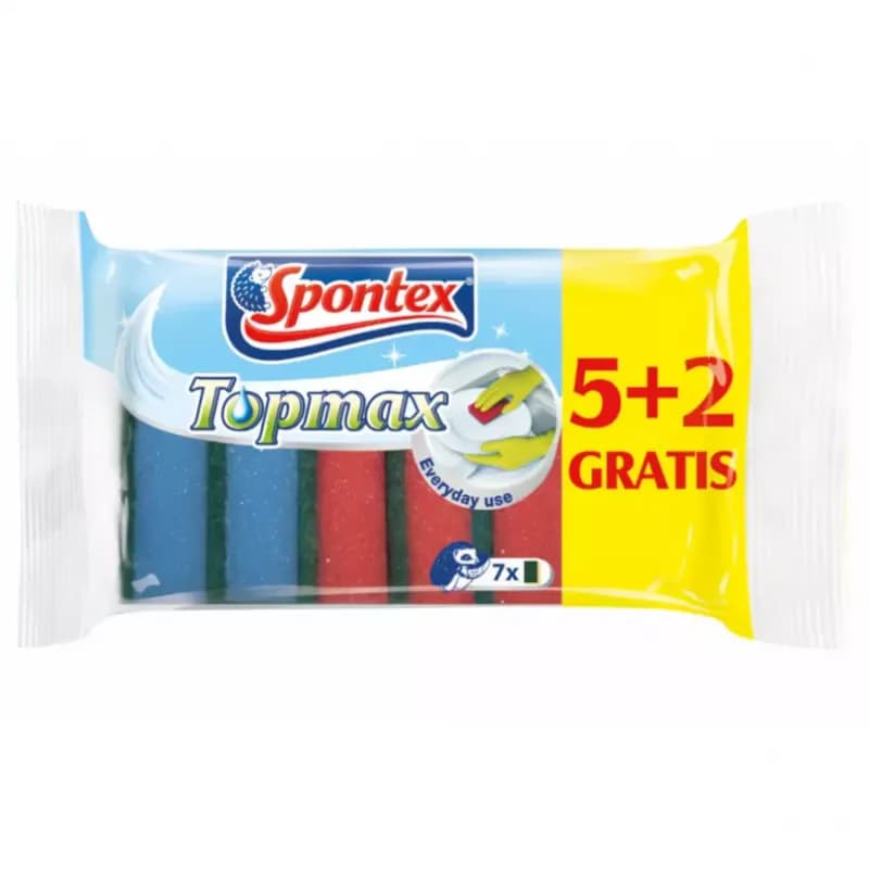 Hubka na riad Topmax na silné nečistoty – 7 ks