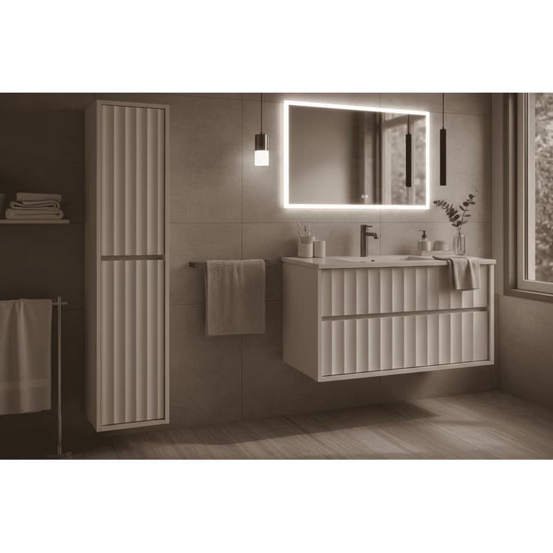 Elvisia Kúpeľňová skrinka s umývadlom NOA White U60 | 60 cm 4