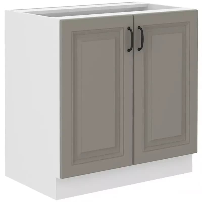 Kuchynská skrinka Stilo claygrey/biely 80d 2f bb 1