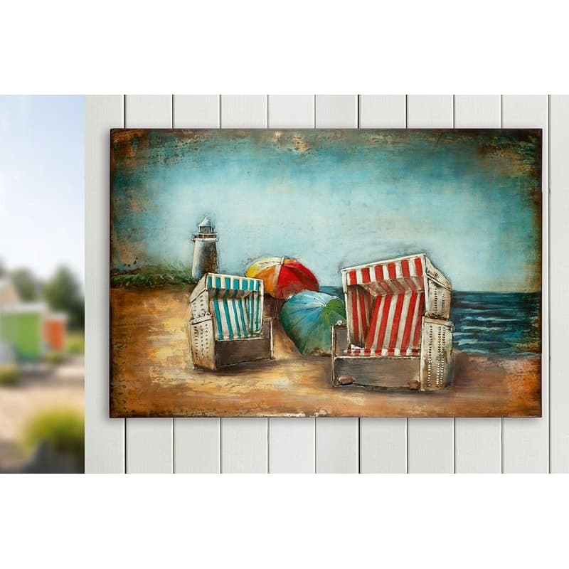 Plážové kreslo GILDE Gallery "Strandkorb" 1