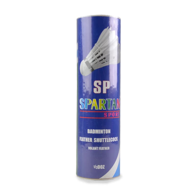 Bedmintonové košíky SPARTAN Natur Feder 6ks 1