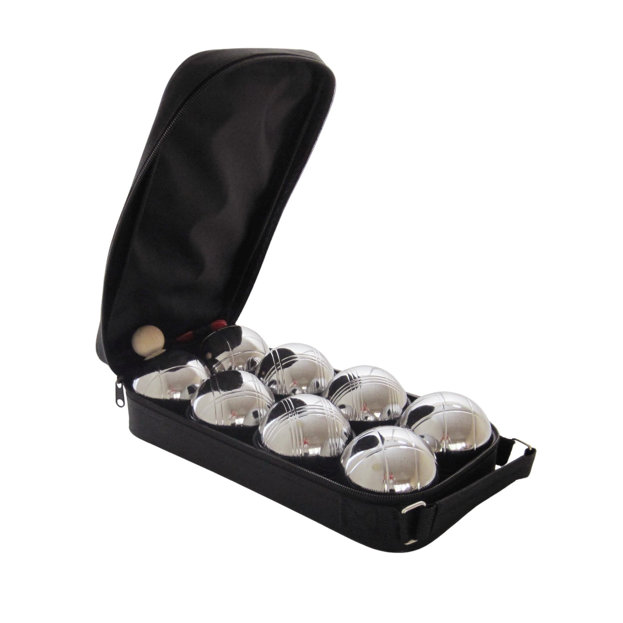 Petanque sada MASTER 8 chrómovaných gulí obal nylon 1