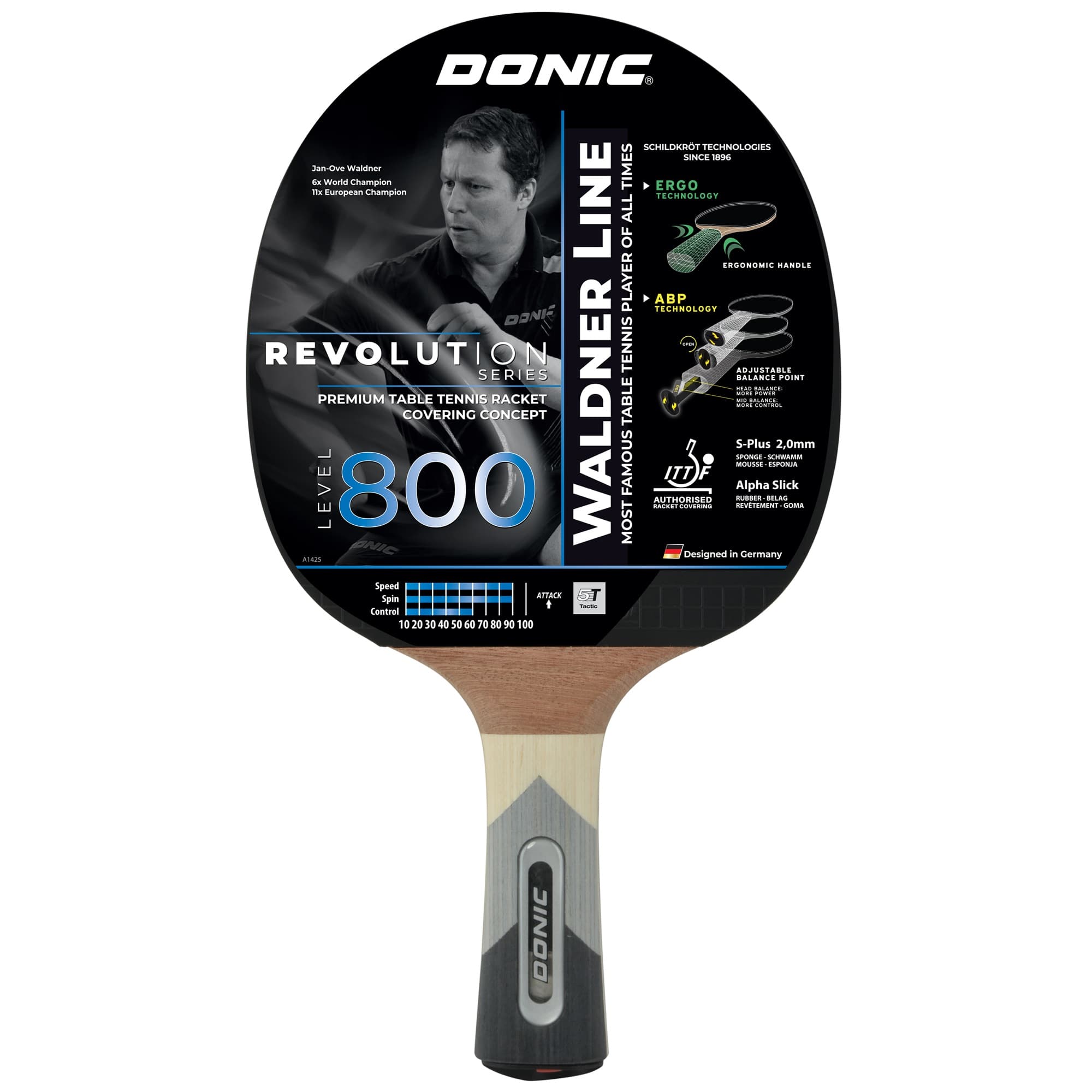 Raketa na stolný tenis DONIC Waldner 800 1