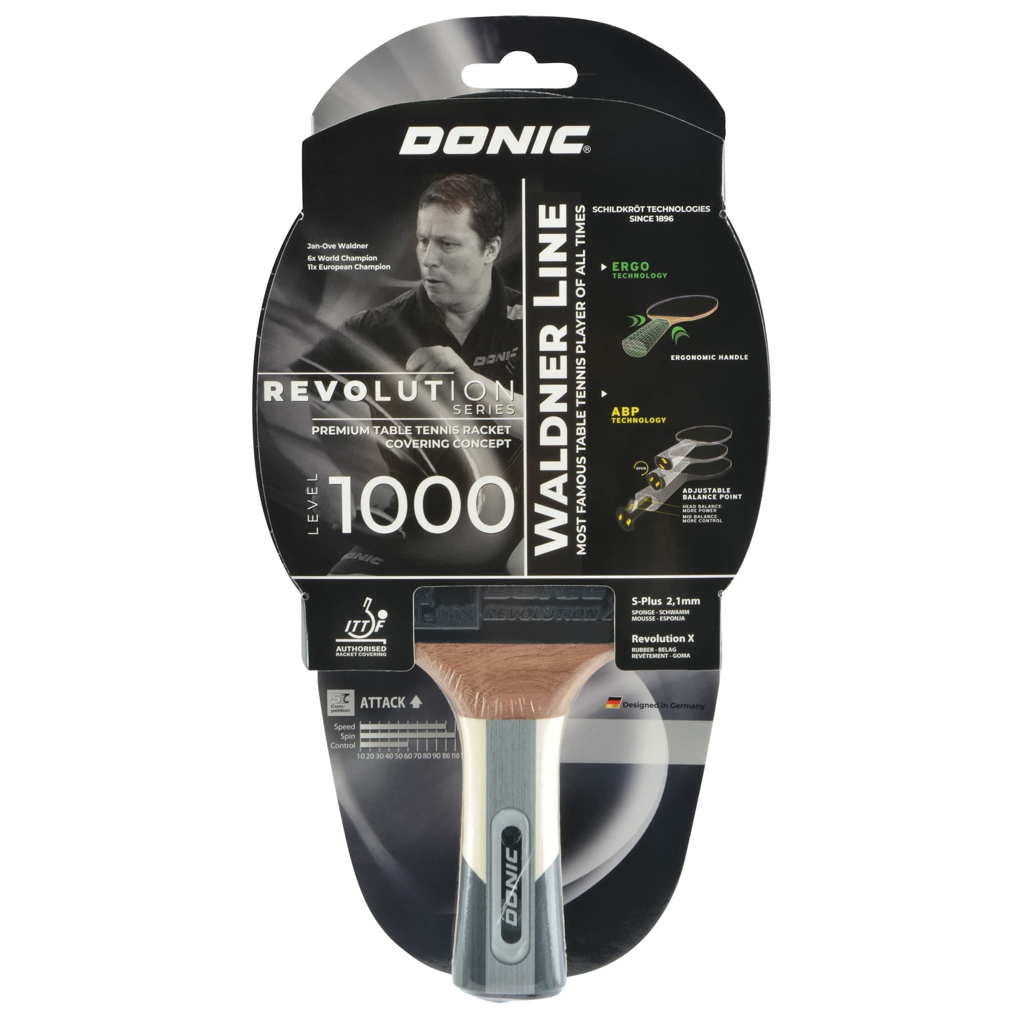 Raketa na stolný tenis DONIC Waldner 1000
