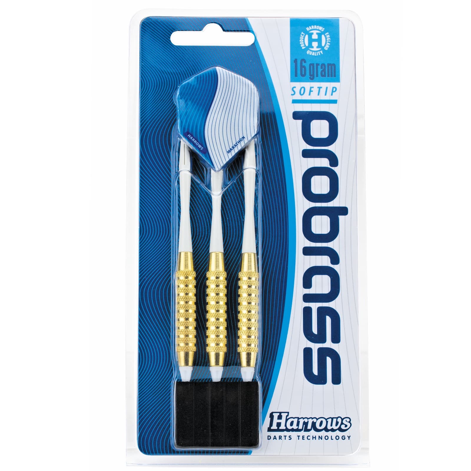 Šípky HARROWS Pro Brass softip 16g 1