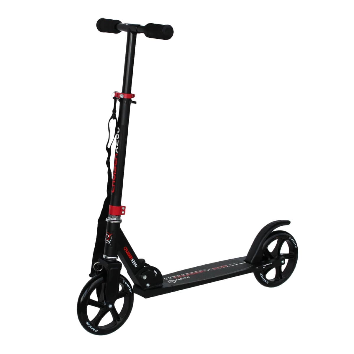 Kolobežka MASTER Cruiser - 200 mm - černá 1