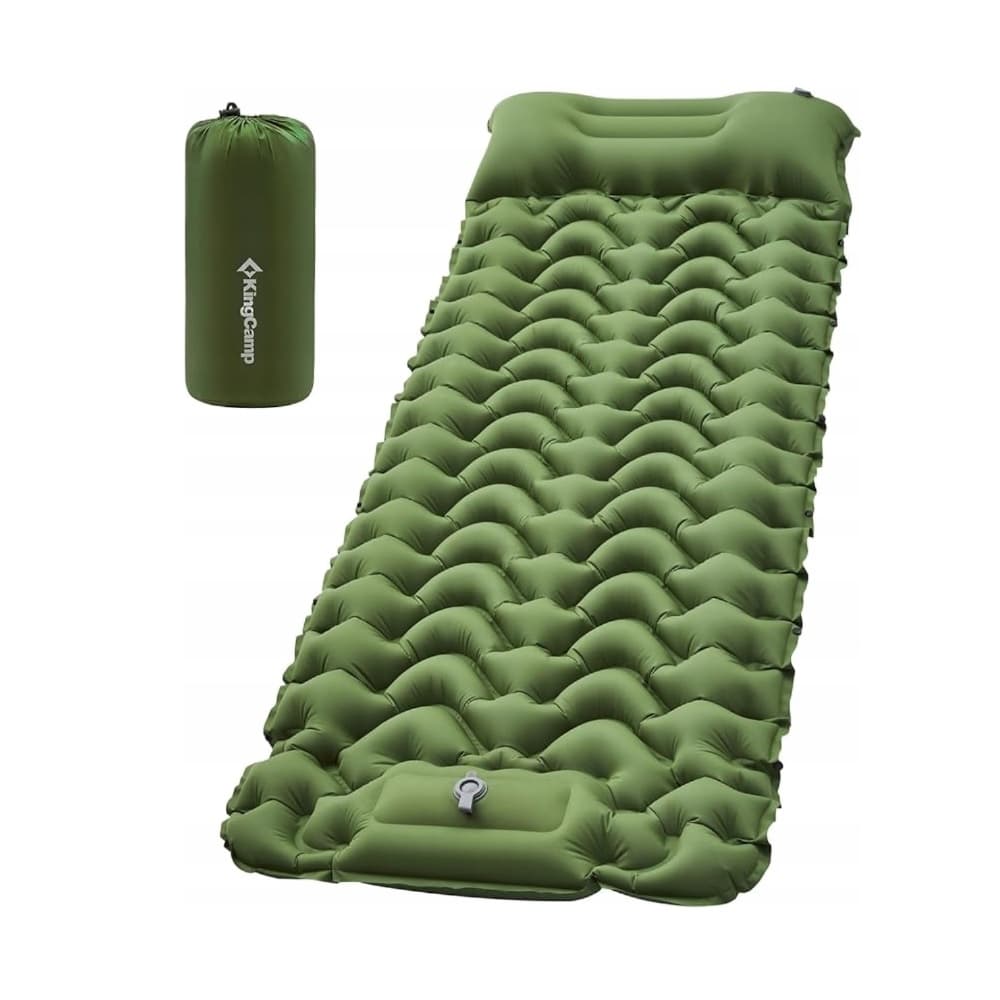 Samonafukovacia karimatka KING CAMP Deluxe 10 - zelená 1