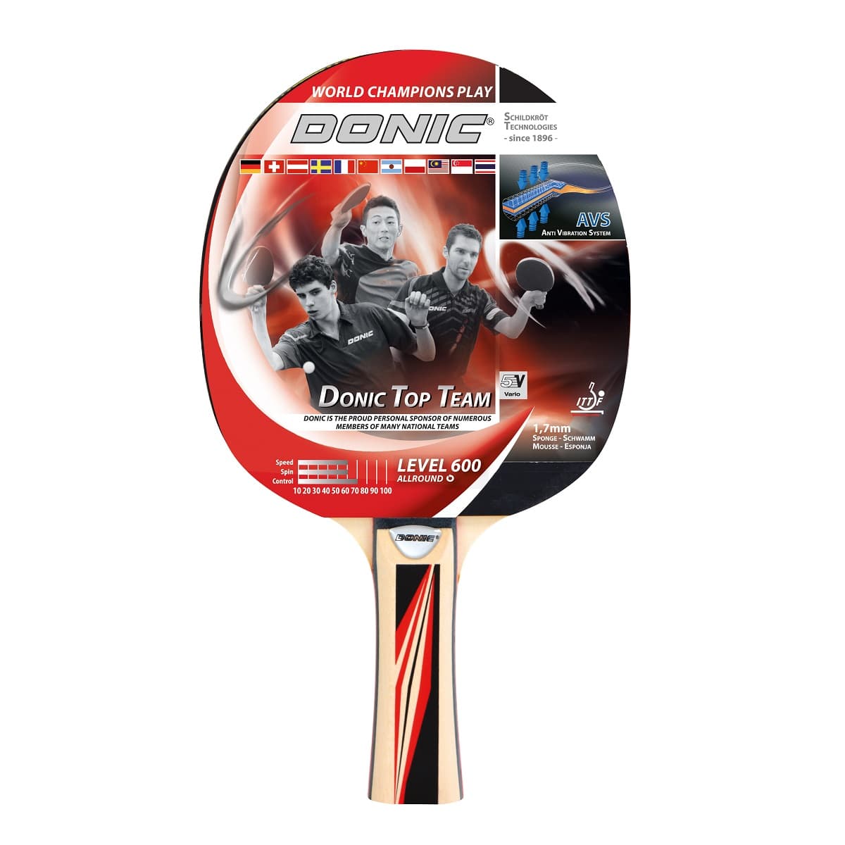 Raketa na stolný tenis DONIC Top Team 600 1