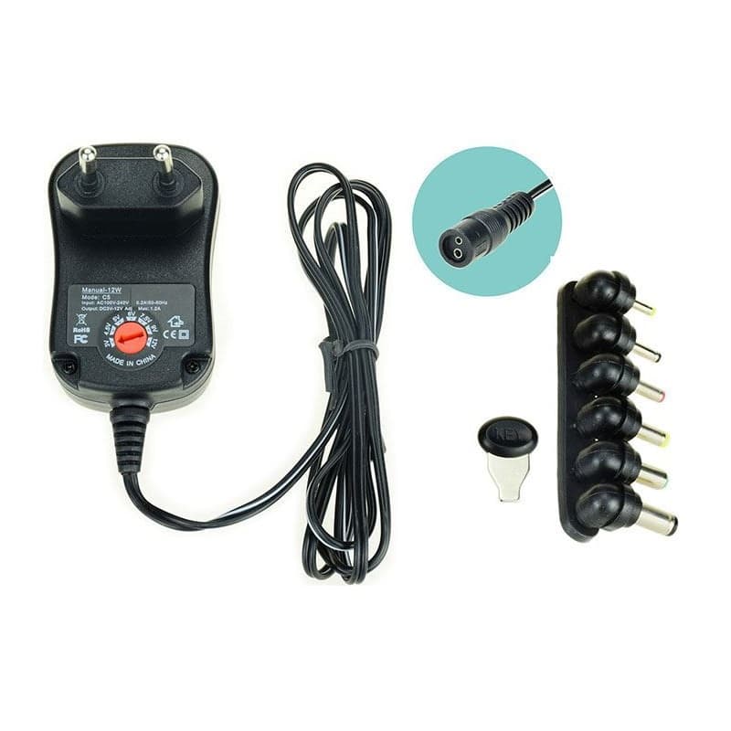 Adaptér univerzálny k fitness strojom 3-12 V - 1A 1