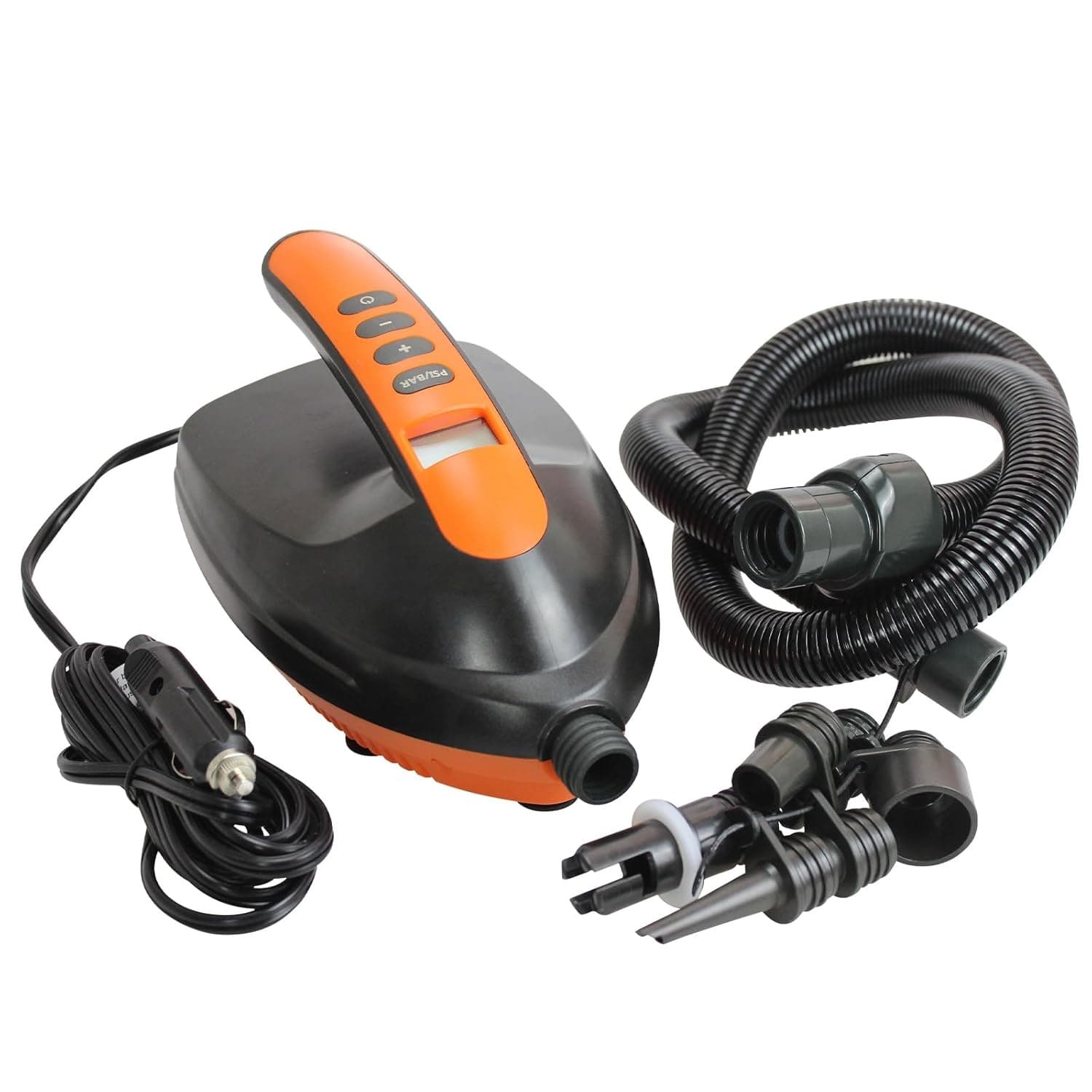 Elektrická pumpa - kompresor MASTER pre paddleboardy a airtrack na 12 V - 16PSI 1