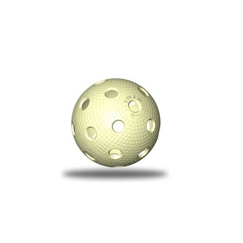 Florbalová loptička TRIX IFF - vanilková 1