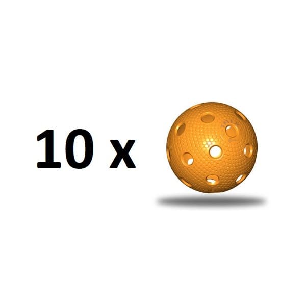Florbalová loptička TRIX IFF - pomarančová - 10 ks 1