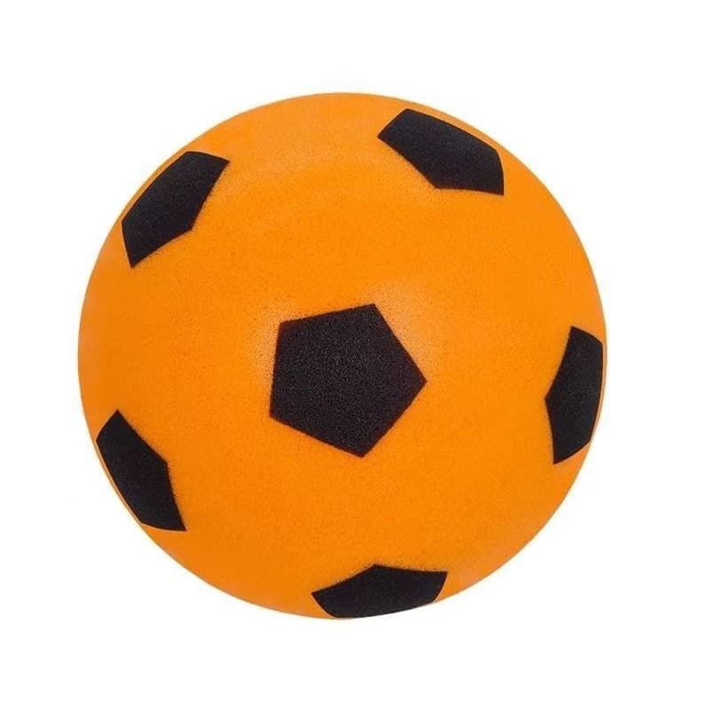 Lopta MASTER Soft futbal - 21 cm - oranžová 1
