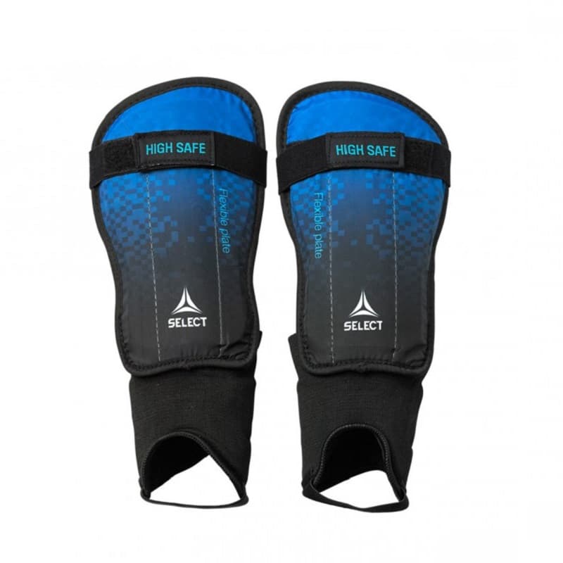 Futbalové chrániče SELECT Shin guards High Safe modro-čierna