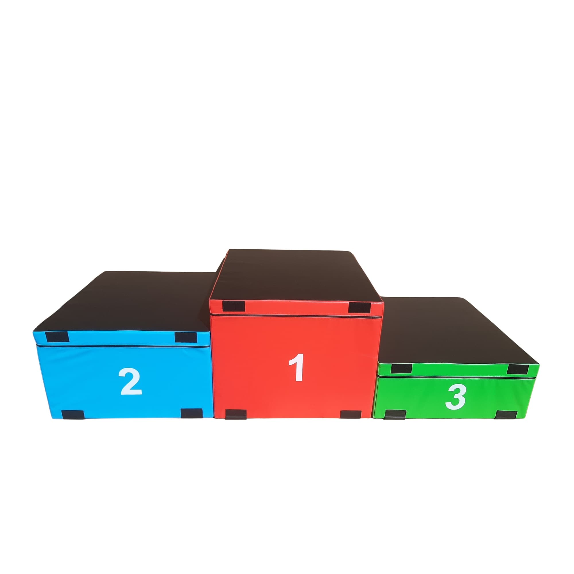 Stupne víťazov - set tréningových plyo boxov MASTER Soft 30, 45 a 60 cm