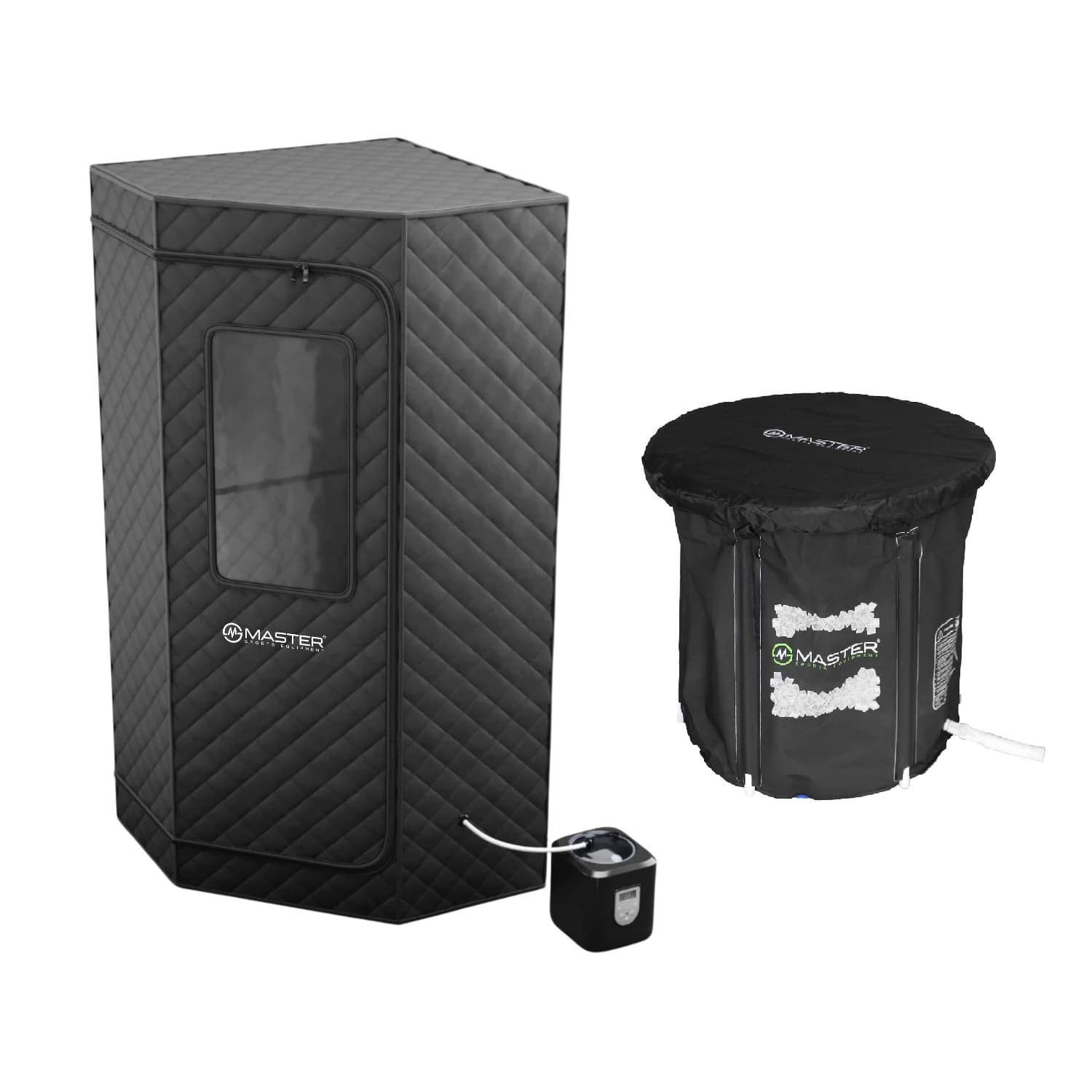 Otužovací set - Osobná parná sauna MASTER SmartSteam + Kúpacia kaďa MASTER 80 x 75 cm 1