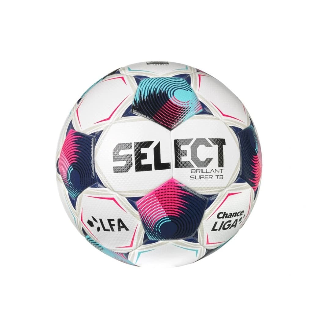 Futbalová lopta SELECT FB Brillant Super TB SK Chance Liga 2026/27 5 bielo-ružová