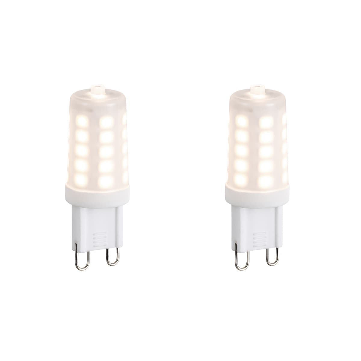 Sada 2 stmievateľných LED žiaroviek G9 opál 3W 250lm 2700K
