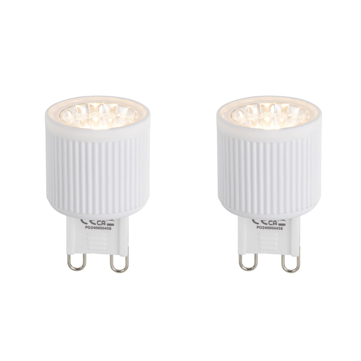 Sada 2ks G9 24mm stmievateľných LED žiaroviek 3W 300lm 2700K