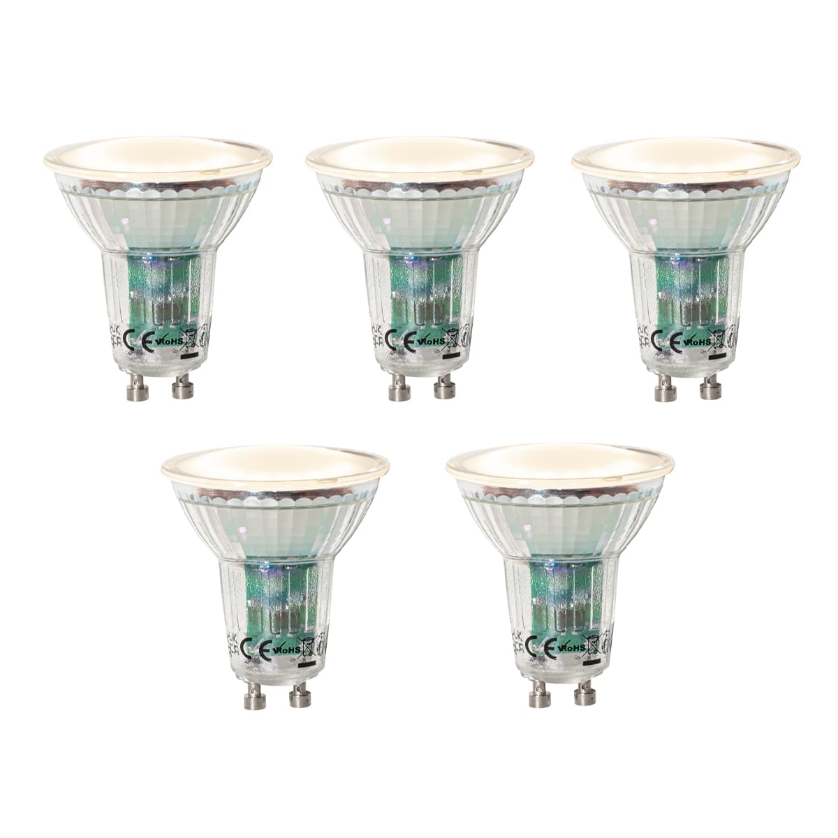 Sada 5 GU10 LED žiaroviek so súmrakovým senzorom 3W 200 lm 2700K 1