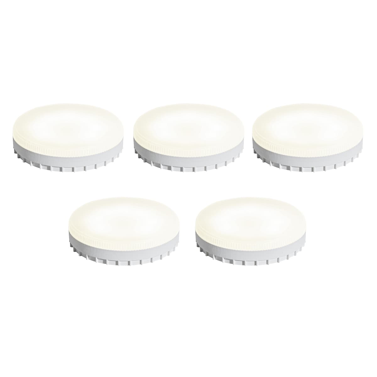 Sada 5 LED žiaroviek GX53 3-krokové Dim to Warm 7W 750 lm 2700K-4000K