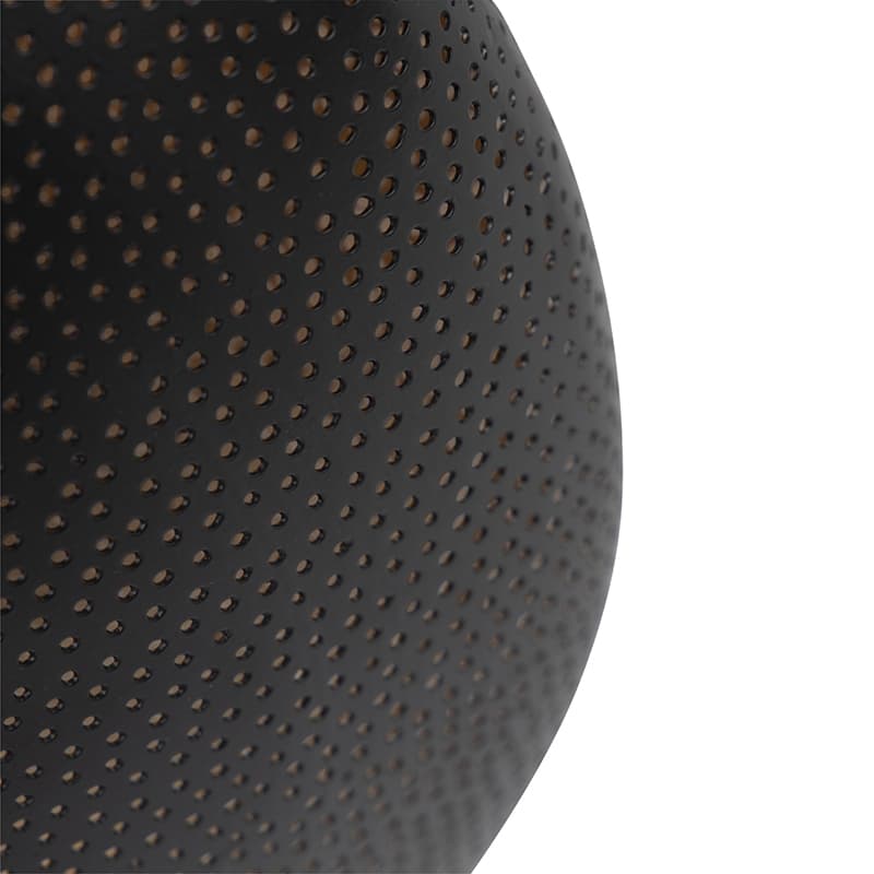 Orientálne stropné svietidlo čierne a zlaté 40 cm - Radiance 1