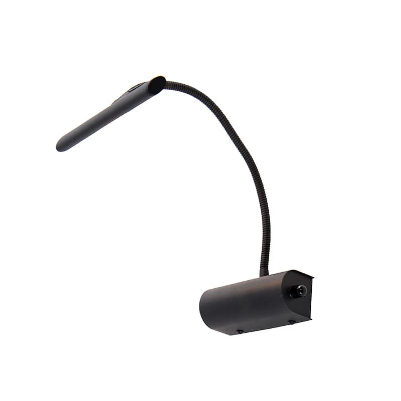 Dizajnová nástenná lampa čierna 18,5 cm vrátane LED so stmievačom - Tableau