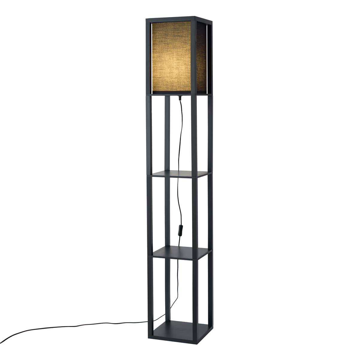 Moderná stojaca lampa čierna - Stojan 1