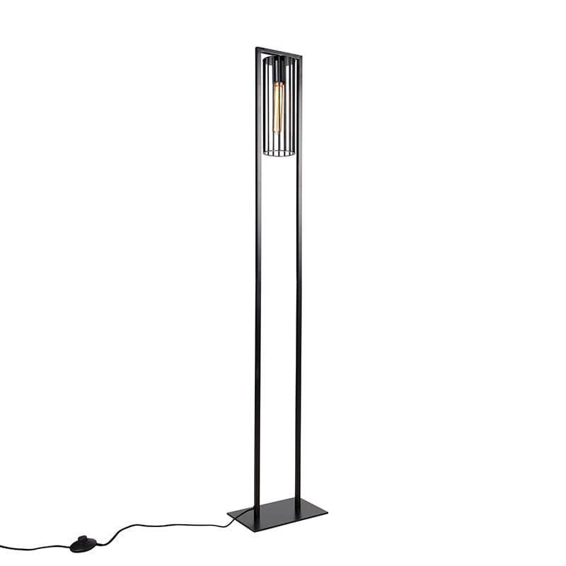Moderná stojaca lampa čierna - Balenco Wazo 1