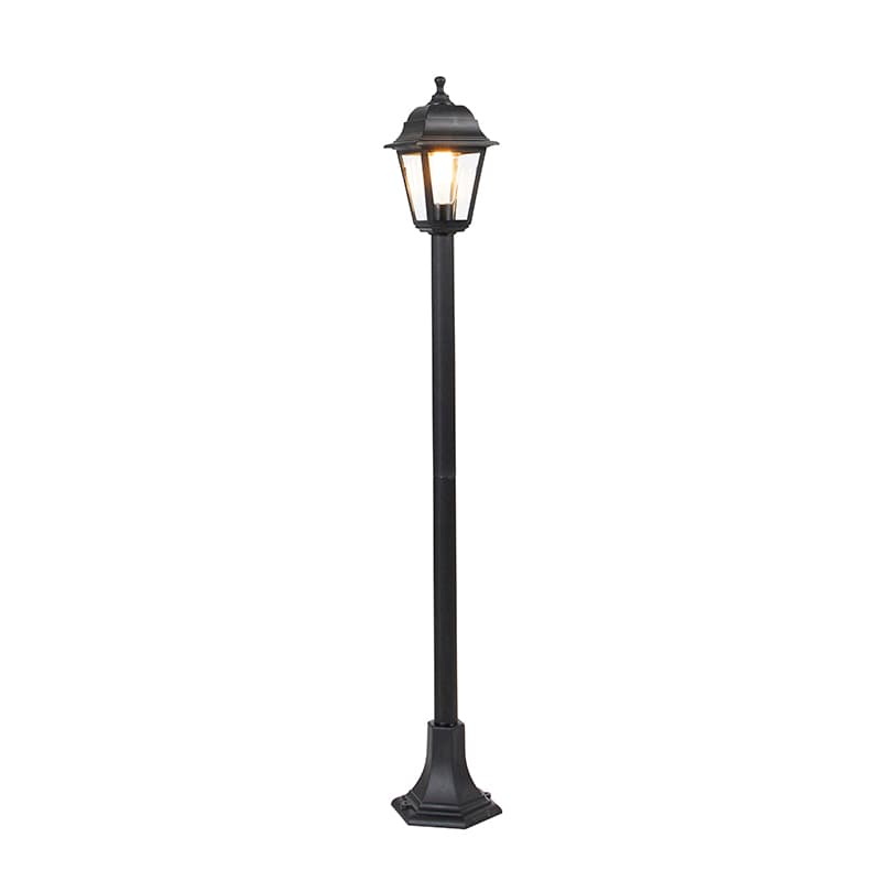 Klasická lampa čiernej farby 122 cm IP44 - Capital 1