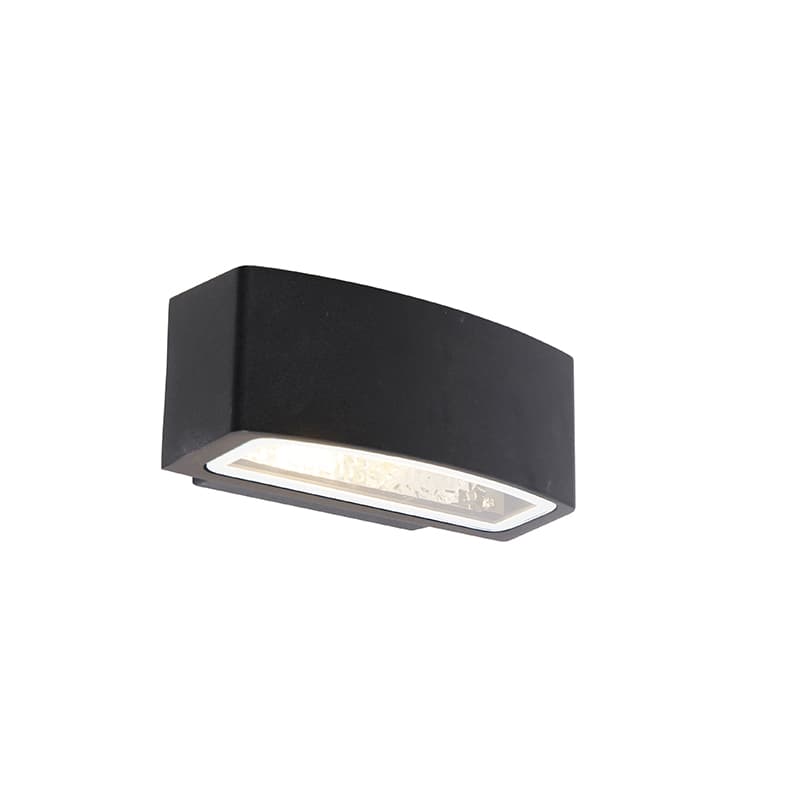 Moderná vonkajšia nástenná lampa čierna IP44 - Latina 1