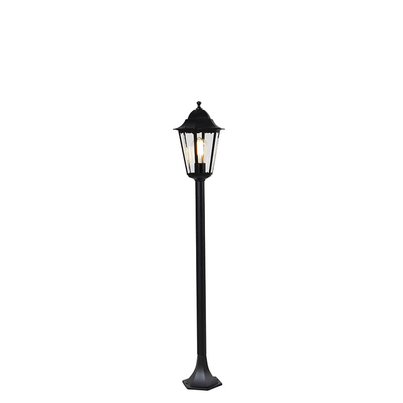 Vonkajšia stojaca lampa čierna 120 cm IP44 - Havana