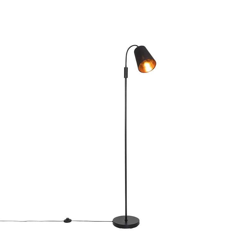 Moderná stojaca lampa čierna - Carmen 1