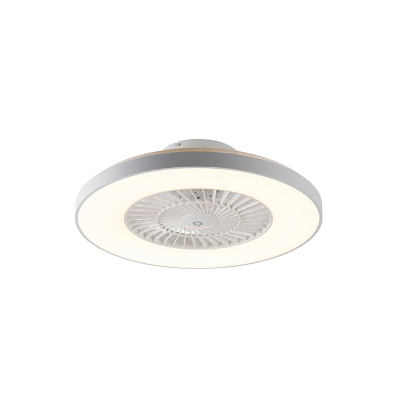 Stropný ventilátor biely s hviezdnym efektom 60 cm vrátane LED stmievateľný s diaľkovým ovládaním - Climo