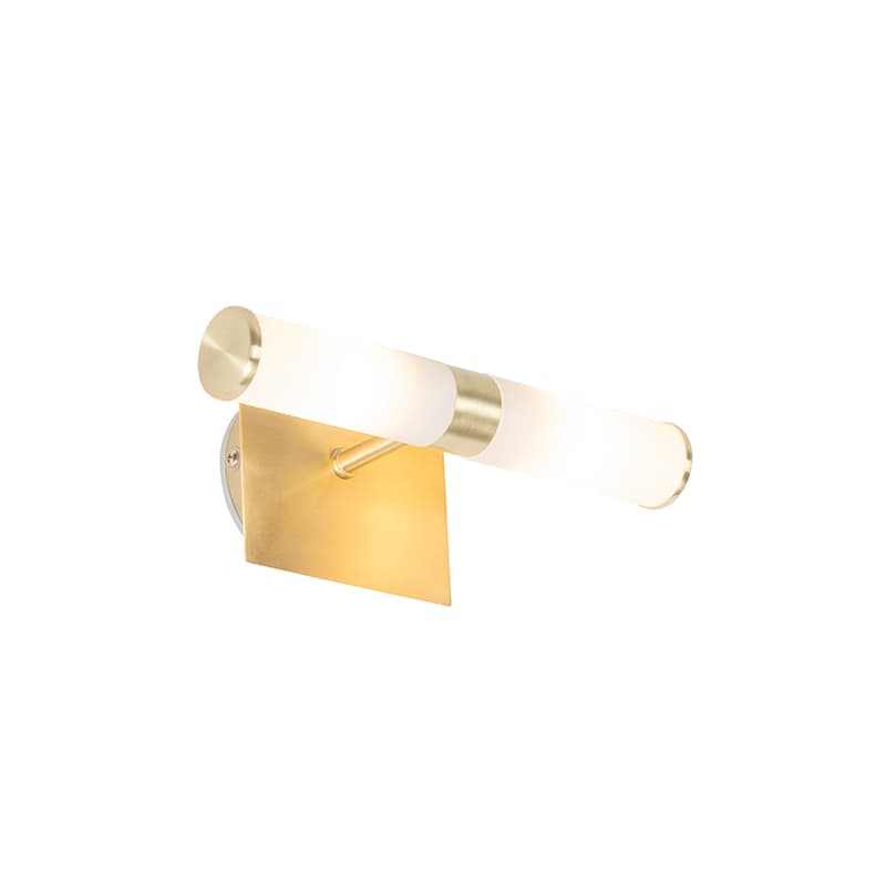 Moderná nástenná lampa do kúpeľne zlatá IP44 2-svetlá - Bath